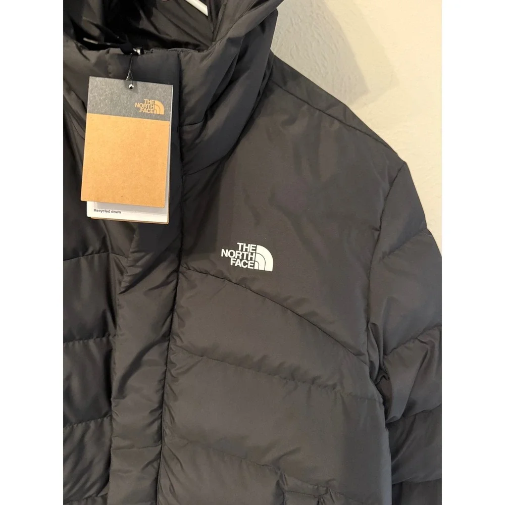 The North Face Mens Baltic 600 Fill Down Puffer Hooded Jacket Black size L